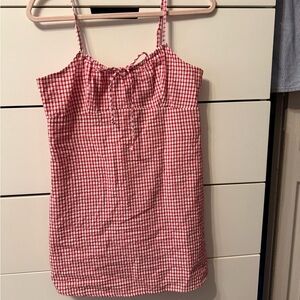 Cotton On Red and White Striped dress